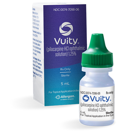 Eye drops, presbyopia