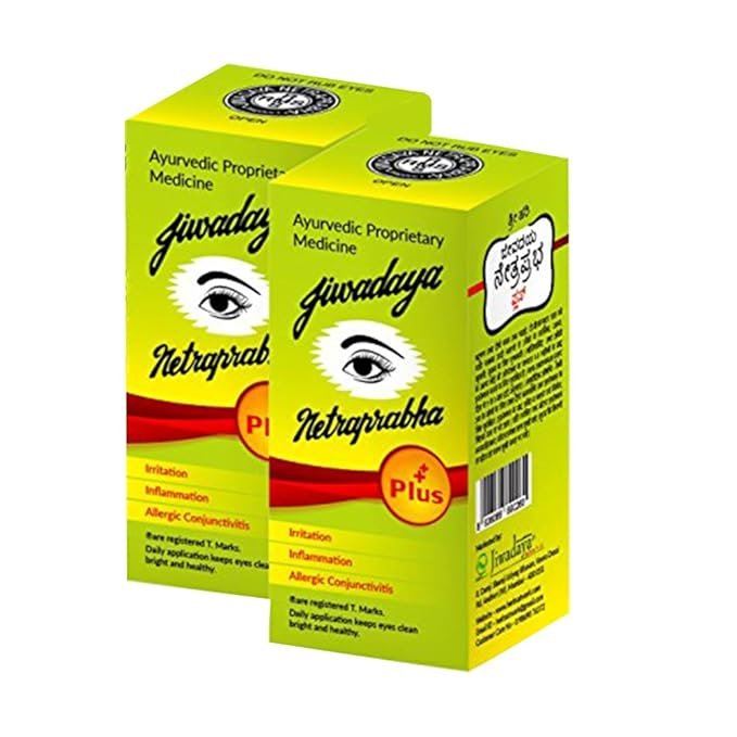 Best Ayurvedic Eye Drops, Jiwadaya Healthcare Pvt. Ltd. Netraprabha Plus Ayurvedic Herbal Eye Drops
