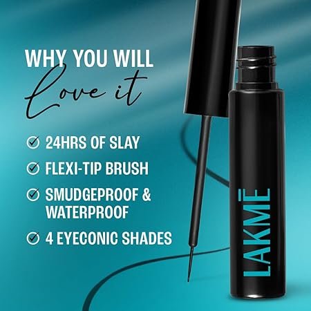 Best Waterproof Eyeliner, Best Waterproof Eyeliner in India, Lakme Eyeconic Liquid Eye Liner