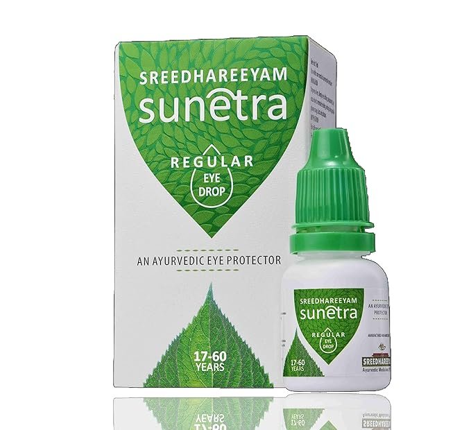 Best Ayurvedic Eye Drops, Sreedhareeyam Ayurveda Sunetra Regular Herbal Eyedrops